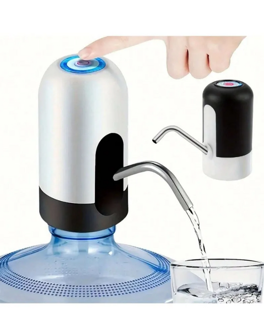 Portable Electric Water Bottle Pump – USB Rechargeable Automatic Dispenser for Home, Kitchen & Camping
