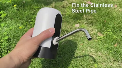 Portable Electric Water Bottle Pump – USB Rechargeable Automatic Dispenser for Home, Kitchen & Camping